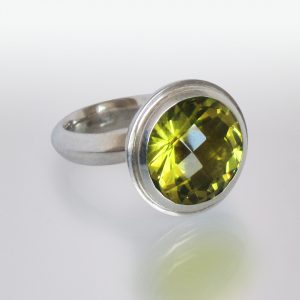 Ring Silber Peridot