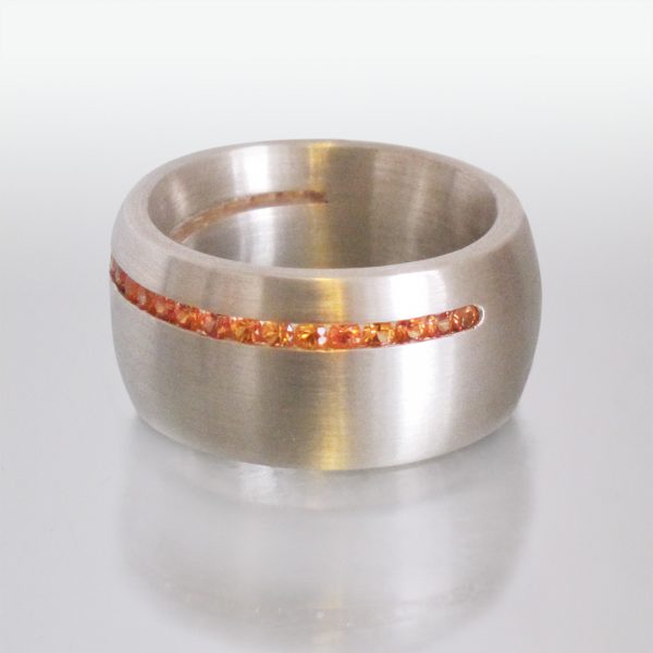 Ring Silber Saphire