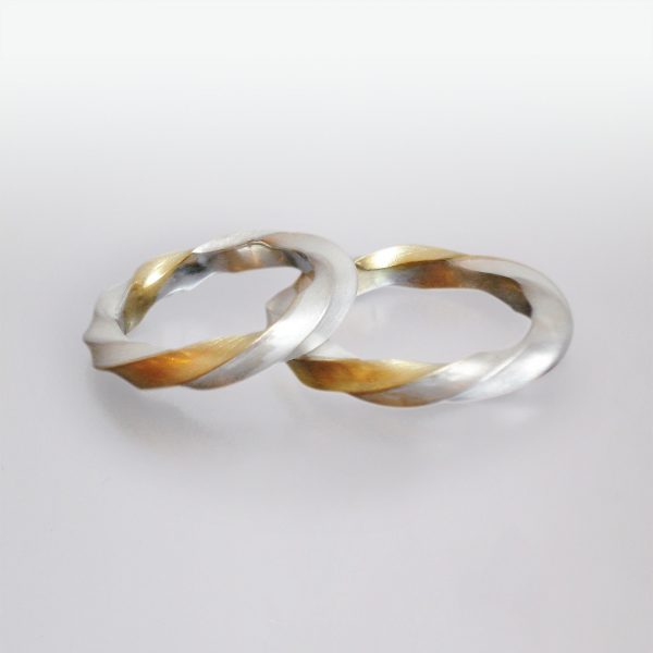 Trauringe 18k Gold Silber